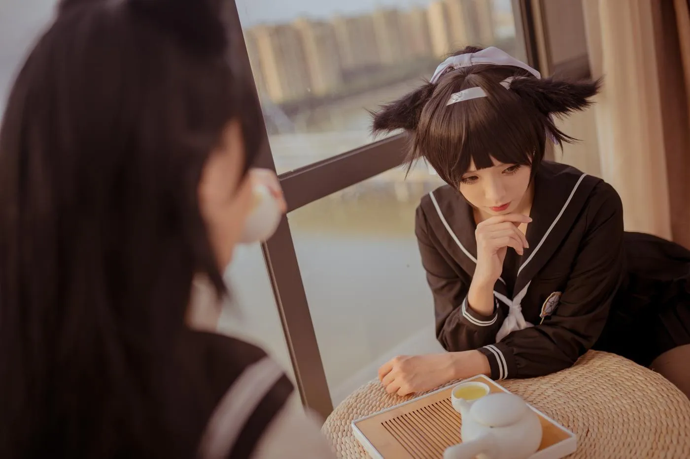 小野妹子w – NO.44 &前羽 校服 [29P]插图8